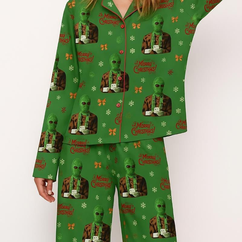 Collection Youngboyy Tour Masa Pajamas Never Broke Again Christmas Pajama Set Gift Satin Sleepwear Xmas Loungewear Couples Pjs Gift for Her