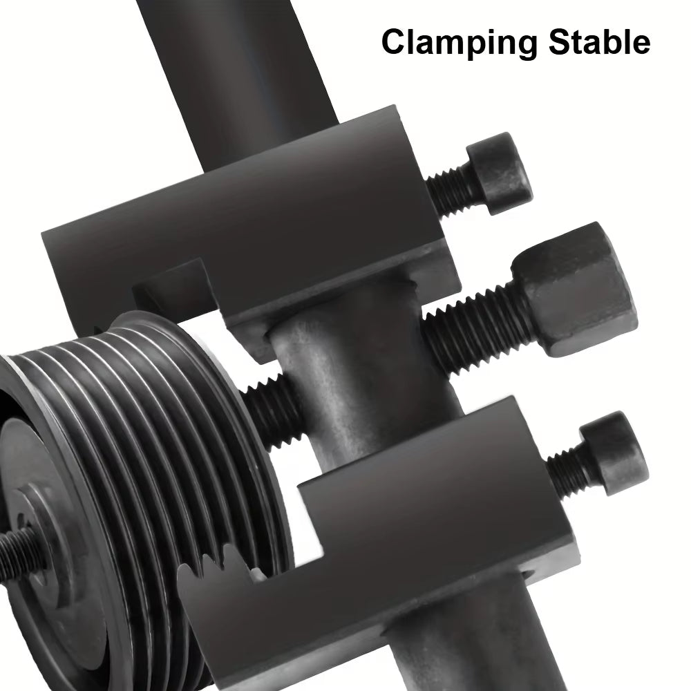 Universal Ribbed Pulleys Pullers for Ribbed Drive Pulley Crankshaft Tool Crankshaft Remover Adjustables 40Mm -165Mm Engine Tool