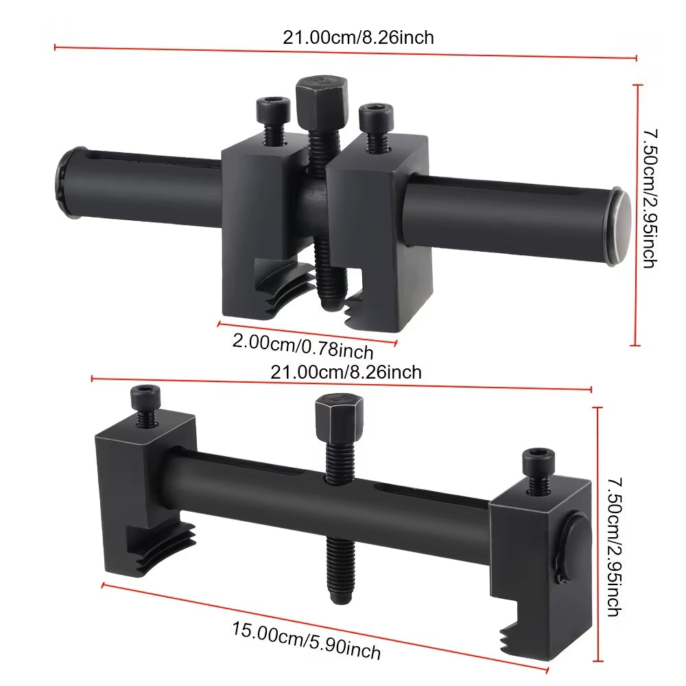 Universal Ribbed Pulleys Pullers for Ribbed Drive Pulley Crankshaft Tool Crankshaft Remover Adjustables 40Mm -165Mm Engine Tool