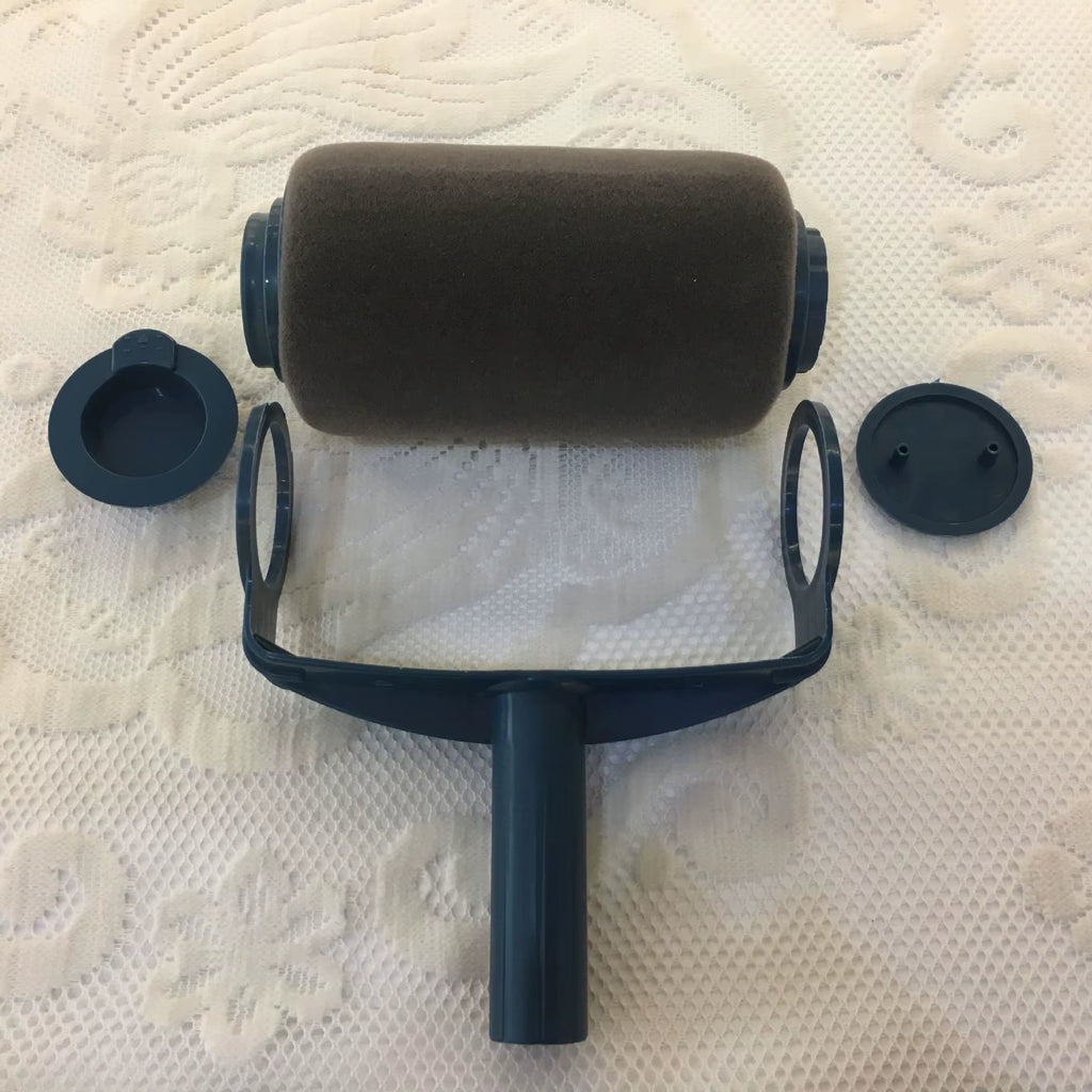 Professional Wall Paint Roller Set without Rod Multifunctional Clean-Cut Edges Brush Refillable for Wall Painting Treatment Tool