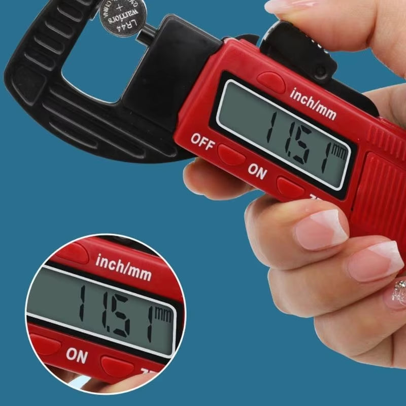 40JA High Accuracy Digital Thickness Gauge Meter with Auto Shut off Feature Perfect for Laboratory Research and Construction